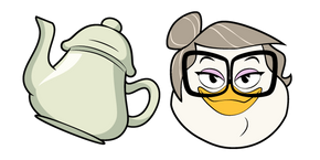 DuckTales Mrs. Beakley and Teapot cursor