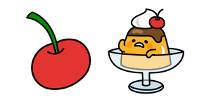 Gudetama Cherry Pudding cursor