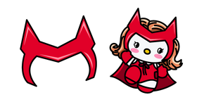 Hello Kitty Marvel Wanda Maximoff cursor