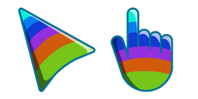 Negative Rainbow Curseur