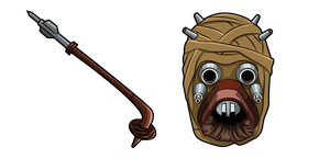 Star Wars Tusken Raider and Gaderffii Stick Curseur