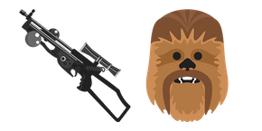 Star Wars Chewbacca and Bowcaster cursor