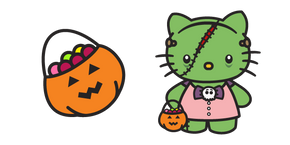 Курсор Хэллоуин Hello Kitty и Конфеты