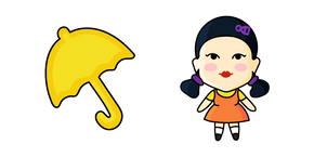 Squid Game Doll aka Young-hee Cursor
